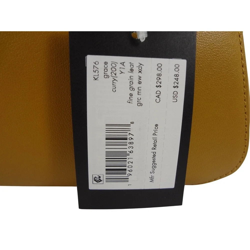 Kate Spade Grace Mini East West Crossbody Bag Curry Leather KL576 NEW